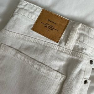 Stradivarius White Jeans